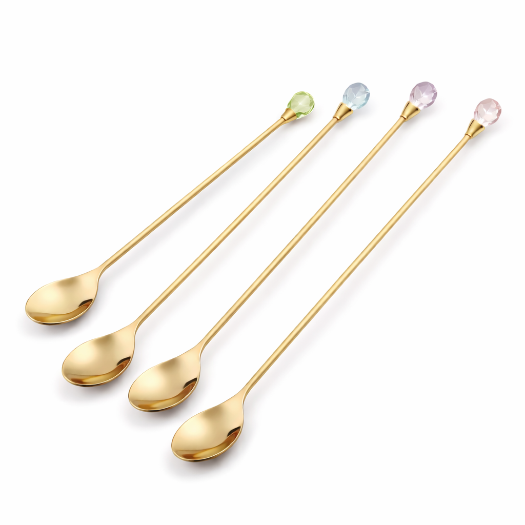 Crystal Coffee Spoons – Set of 4