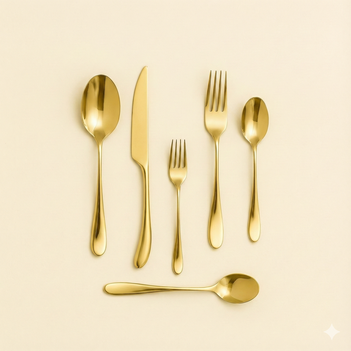 Stainless Steel Cutlery (6 pcs)