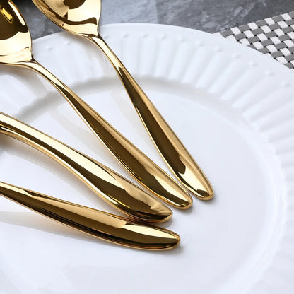 Gold or Silver Premium Flatware set (16 pcs)