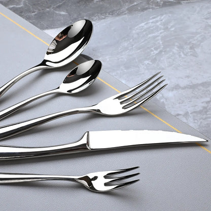 Gold or Silver Premium Flatware set (16 pcs)