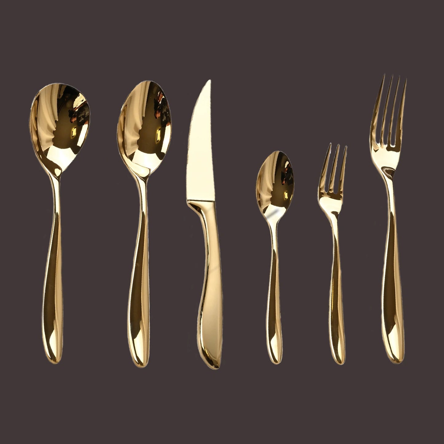 Gold or Silver Premium Flatware set (16 pcs)