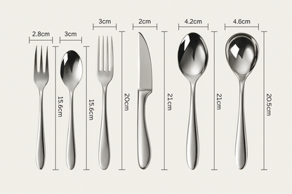 Stainless Steel Cutlery (6 pcs)