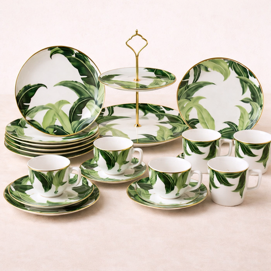 Green Leaves – Dinning Set (28 pcs)