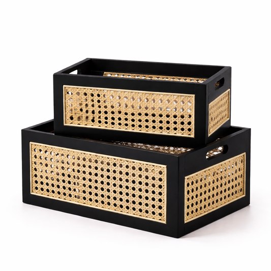 Ratan Basket Decor (2 pcs)